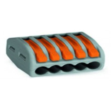 Clema de doza, 5 poli, conductor flexibil sau rigid, 4 mmp Wago